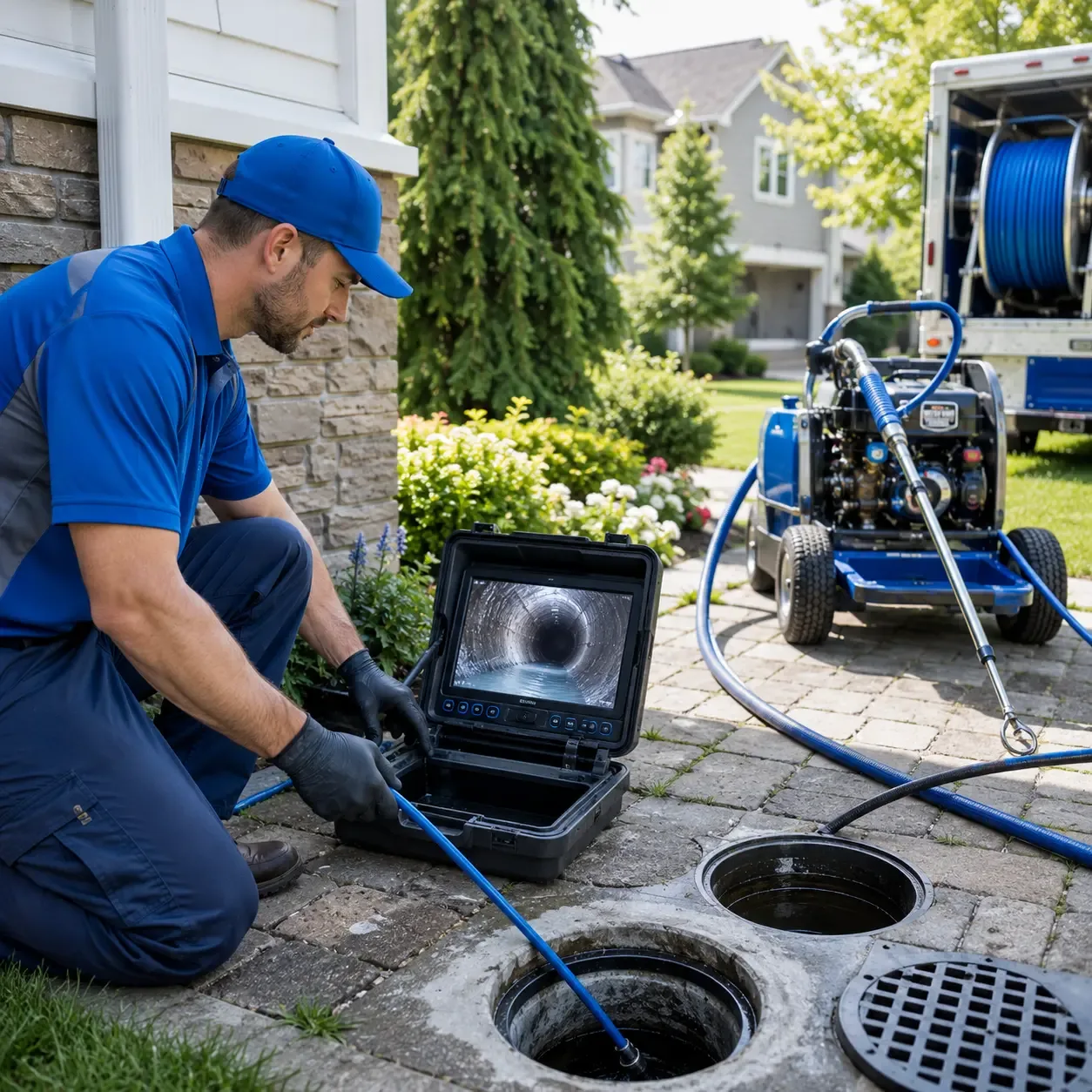 Outdoor drain cleaning professionals serving Vernon Hills, IL